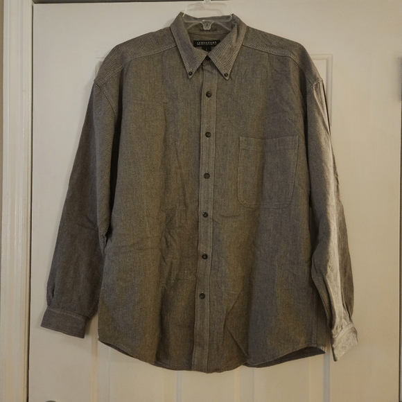 Structure Mens Vintage Long Sleeve Button Down Dress Shirt. 100% Cotton Size L - Picture 1 of 4